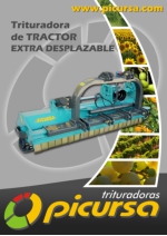 Ttrituradora de Tractor Extra Desplazable