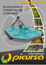 Desbrozadora Forestal de Cadenas