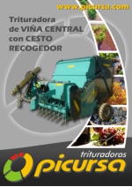 Trituradora de Via Central con Cesto Recogedor