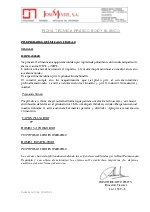 Frasco de plstico BODY blanco - Ficha tcnica