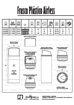 Frasco de plstico dosificador Airless