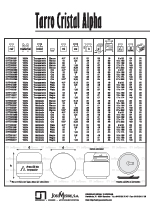 Tarro de cristal transparente Alpha