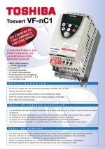 Convertidor de frecuencia de alimentacin monofsica Tosvert VF-nC1