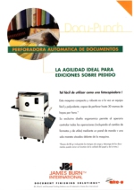 JBI Perforadora automtica Docupunch