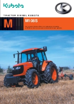 Tractor Mod. M 108 S - Motor Disel Kubota de 108,5 CV