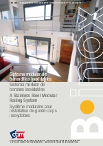 Sistema modular de barandillas modulables