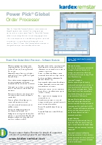 Power Pick Global Order Processor_Kardex remstar (Ingls)