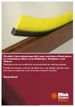 Cepillos de listn flexible aptos para ranuras