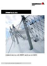 Barreras para avalanchas con SPIDER  red de cuerda espiral S4/230