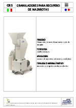 Granuladores para recupero de mazarotas_S.B. Plastics