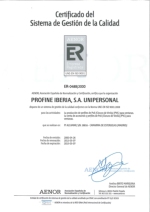 AENOR 9001 empresa 2012