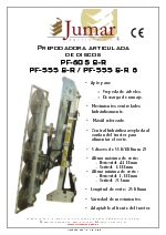 Prepodadora articulada de discos Jumar PF-605 S-R, PF-555 S-R y PF-555 S-R 6