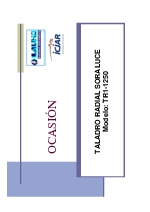 Taladro radial Solaruce TR1-1250