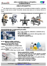 Aplicadores de etiquetas para farmac�utico Arca Etichette
