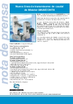 Transmisores de caudal de Meister