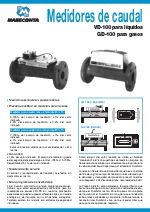 Medidores de caudal VD-100 GD-100