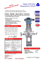 Oriflow, placas de orificio