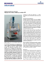 Equipo de mesa rotativa, modelo RT