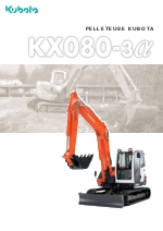 Miniexcavadora KUBOTA KX080-3 - descatalogada