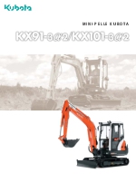 Miniexcavadora KUBOTA KX91-3 KX101-3 alpha-2 - descatalogada