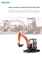 Miniexcavadora KUBOTA U30-3 - descatalogada