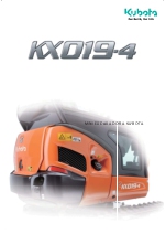 Miniexcavadora 1780kg KUBOTA KX019-4