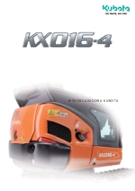 Miniexcavadora 1540kg KUBOTA KX016-4
