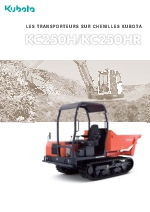 Minidumper de orugas KC250H KC250HR - descatalogado