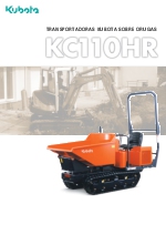 Minidumper de orugas KUBOTA KC110HR - descatalogado