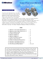 PM Motors - Select_Minebea