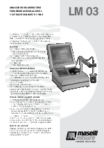 Analizador de laboratorio para medir azcar, alcohol y extractos en mostos y vinos LM 03
