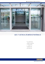 Sistemas para puertas automticas peatonales Geze