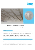 Knauf Aquapanel Outdoor