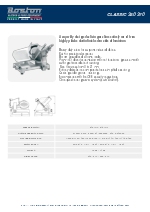 Cortadora de fiambres manual Boston modelo Classic