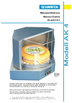 Cortadora de quesos Scharfen modelo AK 4.