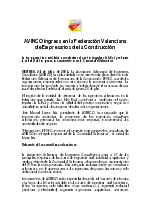 28/7/2006 AVINCO ingresa en la Federacin Valenciana de Empresarios de la Construccin