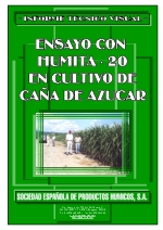 Ensayo con Humita-20 en cultivo de caa de azcar
