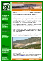 Apertura de mina y extraccin de Leonardita