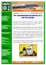 15 aniversario de Sephu en Colombia.