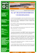 El Ph de los cidos hmicos.