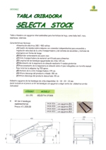 Tabla de sacudimiento (Criba) mod. Selecta Stock_ Ortomec