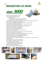 Recolectora de oruga Serie 9000_Ortomec