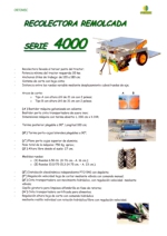 Recolectora remolcada Serie 4000_Ortomec