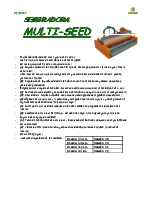 Sembradora Multi-Seed_Ortomec