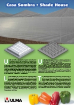 Ficha de estructura para invernadero tipo casa sombra de ULMA Agrcola