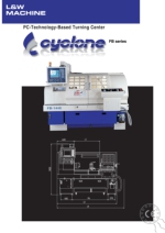Torno CNC paralelo con cnc Cyclone serie FB