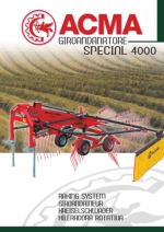 Rastrillo hilerador rotativo Special 4000_ACMA (IT)