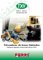 Trituradoras de brazo hidrulico TXV_FERRI