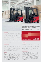 Carretillas contrapesadas el�ctricas E20, E25, E30, E35 Serie 387