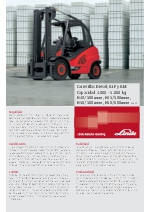 Carretillas di�sel, GLP y GNC H40/500 EVO, H45/500 EVO, H50/500 EVO, H50/600 EVO Serie 394